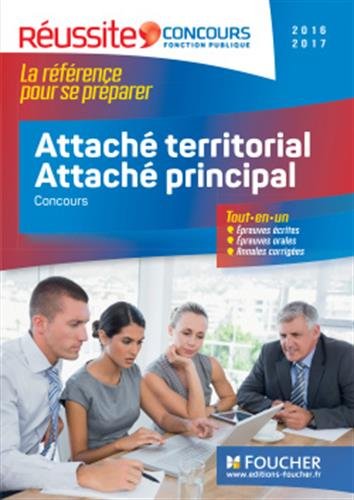 Livres Couvertures de Concours Attaché territorial, Attaché principal 2016-2017 - Tout-en-un - Réussite Concours Nº31