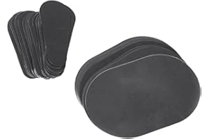 TIUIMK Lot de 80 Disques d’épilation Tampons Exfoliants Dépilatoires pour Jambes Bras Visage