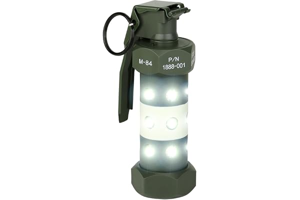 Gunyoo Airsoft Flashbang taktisk modell handgranat utomhus leksak camping nödljus för paintball kamp CS strid spel militär cosplay fälttillbehör träning