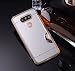 Produktbild LG V20 Hülle, Spiegel Hülle für LG V20, Surakey Luxus Schutzhülle für LG V20 Weich Silikon Handyhülle Spiegel Hülle Mirror Effect, Neu Mode Cool Luxus Elegant Bling Strass Silber Schlank Slim TPU Handy Gehäuse Hülle Ultradünnen Weiche Soft TPU Telefon-Kasten Handyhülle Mirror Spiegelnd Make Up Protective Case Cover Bumper für LG V20, Silber
