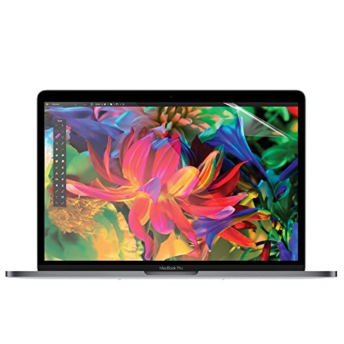 Premium Crystal Clear LCD Screen Protector for New Apple MacBook Pro Laptop 15 inch  Nov 2016 Release  Anti Finger Print with Cleaning Cloth and Insta