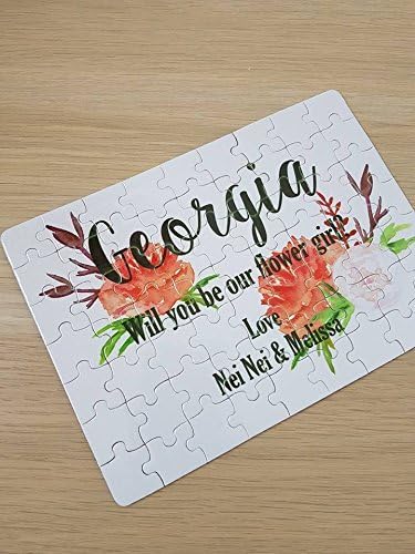 Jigsaw Puzzle Name Jigsaw Bridemaid Jigsaw Prenancy Reveal Gender Reveal Personalised Jigsaw
