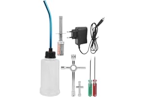 VGEBY Kit de démarrage d'allumage RC, kit de démarrage de Voiture à Carburant modèle RC, Prise Allume-Cigare pour HSP 80141 1/8 1/10 véhicule télécommandé 110-240 V (EU)