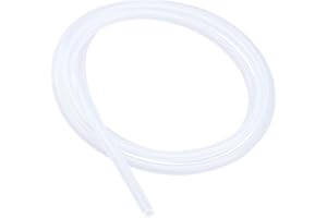 iMeistek Tuyau flexible en silicone transparent de qualité alimentaire pour transfert de pompe, aquarium, 4 mm x 6 mm x 2,5 m