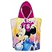 Produktbild Whitehouse Auswahl Kapuzen-Poncho | 50 x 100 cm | Disney Minnie Maus | Kinder Badeponcho, Farbe:Fuchsia