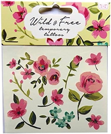 Tatoodle - Temporary Illustrated Artistic Tattoos - Wild & Free - Roses