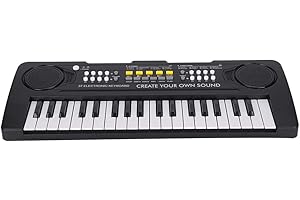 ‎BANAPOY Elektronische Tastatur mit 37 Tasten, multifunktionale Simulation Elektrisches Pädagogisches Klavier, Keyboard Piano Musikinstrument für Anfänger, Kinder