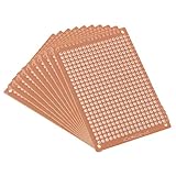 Características: las tablas de proto son gruesas y de una sola cara. Los agujeros chapados son precobre y muy sólidos lo que los hace muy fáciles de soldar componentes en él.