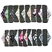 6 Pieces 10 Inch Regular Charcoal Bamboo Mama Cloth/ Menstrual Pads/ Reusable Sanitary Pads - You Choose 6 From 17 Designs and Send the Message to Me