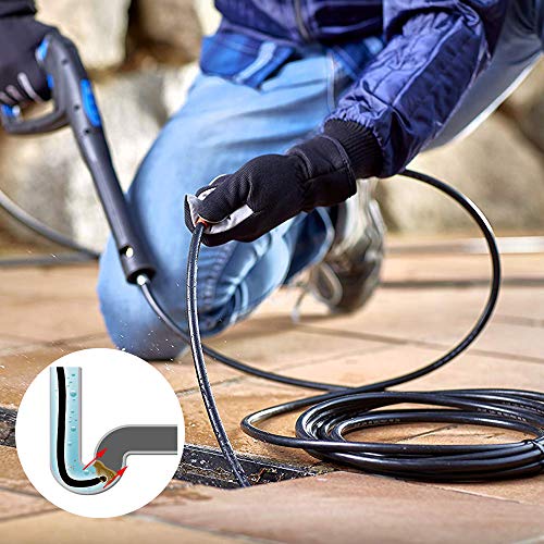 HQKJ 50FT/15M Manguera de Limpieza de Desatascar Tuberías Profesional y