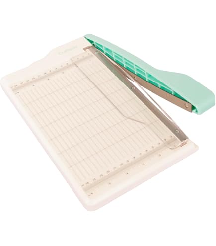 Rayher Massicot à Levier A5 - Coupe 21,6 Cm - Guillotine Papier Précise Pour Scrapbooking Et Loisirs Créatifs