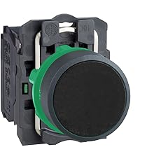Schneider Electric XALD02 Pulsantiera Vuota 2 Fori In Plastica - Custodia Modulare Per Pulsanti XB5 (IP66, IK08)