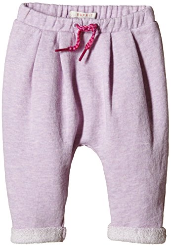ESPRIT Baby-Girls 095EEAB009 Fashion Jogger Trouser, Purple (Violet), 0-3 Months (Manufacturer Size:62)