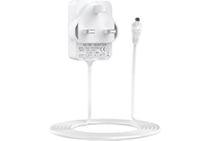 ISISYU 15V 21W Power Adapter for Echo (1st 2nd Gen), Echo Show (1st Gen), Echo Plus (1st Gen), Fire TV (2nd Gen), Echo Look, Echo Link, 1.5M Power Cord, White