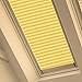 Produktbild VELUX Orignal Plissee/Faltstore FML U10 1271/Bedienart : Elektronisch/Farbe : Uni Gelb/Fenstergröße : 810/Fenstertypen : GGL, GPL, GHL, GTL_19919