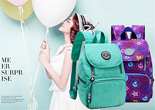 LifeWheel Damen Neu Fashion Rucksack Schulrucksack Reisetasche Casual Daypacks Cityrucksack - 5