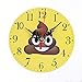 Produktbild goodjinHH Emoji-Emoticon Wanduhren, Home Wanduhr/Küchenuhr für die Küche,Home Office, Wohnzimmer und Schlafzimme (E)