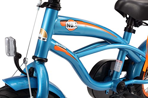 BIKESTAR® Premium Design Kinderfahrrad für coole Kids ab 3 Jahren ★ 12er Deluxe Cruiser Edition ★ Champion Blau - 5