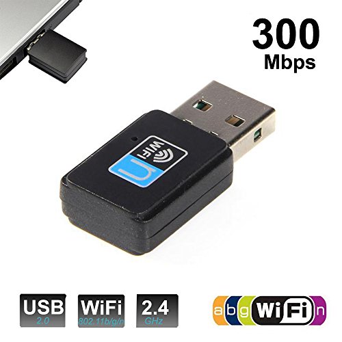 GreenRibbon Adaptador wifi usb conecte enlace el adaptador wifi USB en un PC port  til u otros dispositivos compatibles con puerto USB para conectarse a la red wifi