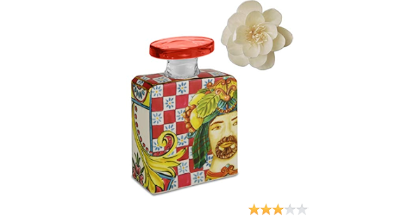 Maroc \u0026 Roll - Sicily Bottiglia Grande DIFFUSORE Profumo Ambiente in  Porcellana con Fiore di Corteccia di GELSO 375ml - SBTMAXI.B\u0026R01 : Amazon.it:  Casa e cucina