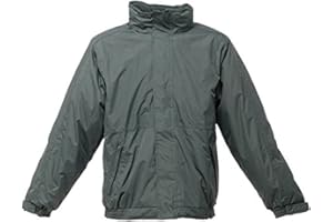 Regatta Dover Waterproof Concealed Hooded Fleece Lined Bomber Jacket Jackets Waterproof Insulated Unisex adulto (Pack de 1)