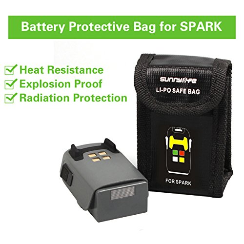 Preisvergleich Produktbild Lipo Batterie Explosionsgeschützte Safe Tasche Feuersichere Lipo Batterie Sicherheit Schutzhülle für DJI SPARK Batterie, 1 Packung