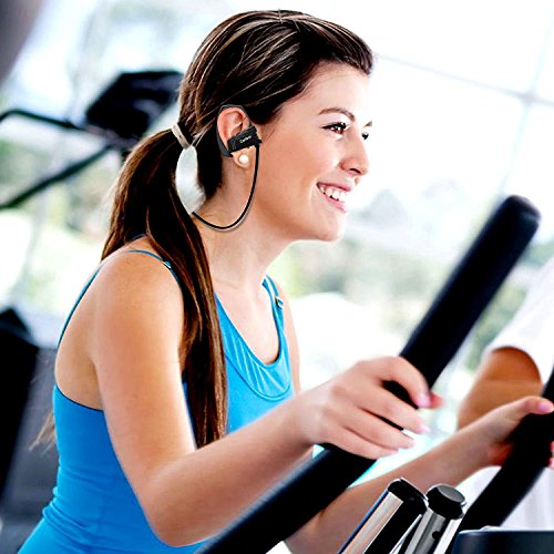 Auriculares Bluetooth 4 1 para Deporte   Correr  Canbor auriculares sin cables auriculares deportivos con micr  fono Anti-sudor Tecnolog  a aptX para Apple iPhone iPad Samsung y otros m  viles Android