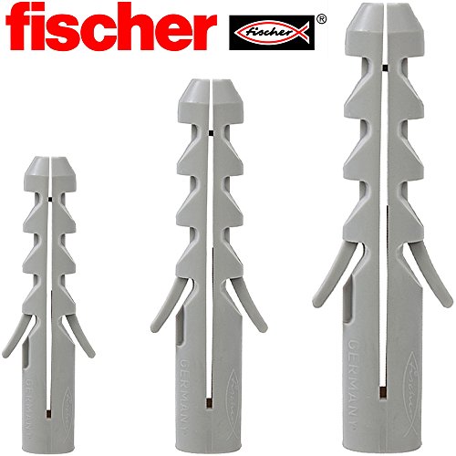 Preisvergleich Produktbild Fischer Dübel S10 (20 Stück) - Nylondübel Spreizdübel Allzweckdübel Universaldübel