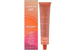 Crema colore permanente per capelli con semi di lino e aloe vera 100ml INEBRYA (- 6.00 biondo scuro intenso)