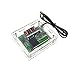 Produktbild W1209 LED Digital Thermostat Controller Temperatur Temp Steuerschalter Modul Bord 12 V DC-50-110 ° C mit Wasserdichten Sensor Sonde (Rote LED + Acrylgehäuse)