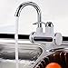 Produktbild JOYOOO EuroQuality Elektrische Wasserhahn+Kalt & Heiß Schalter Mit Led Temperaturanzeige & Sofortiger elektrischer Heizung & Warmwasserbereiter(Einlassmethode: Seite ins Wasser)