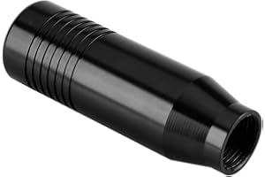 KEENSO Car Gear Shift Knob, Aluminum Alloy Universal Manual Gear Stick Shift Lever Knobs(Black) Gear knob/Shift Accessories