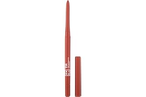 3INA MAKEUP - The Automatic Lip Pencil 114 - Light brown Lip Liner with Built- In Sharpener and Brush - Longwearing and Waterproof Lip Liner - Creamy and Hydrating Lip Liner - Vegan - Cruelty Free