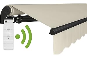 empasa Elektrische Gelenkarmmarkise 'Start Plus' Markise Sonnenmarkise Sonnenschutz, komplett vormontiert, Verschiedene Größen und Farben