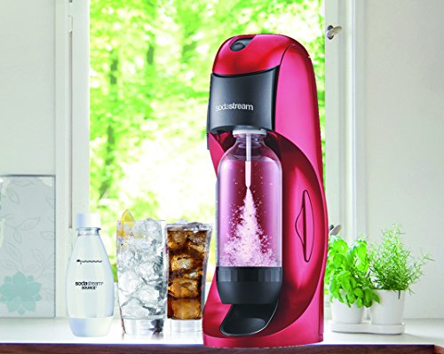 SodaStream Dynamo-Maschine Sprudelwasser und Soda, Kunststoff, rot, 22 x 15 x 42 cm - 2