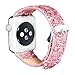 Produktbild für Apple Watch Armband, Soft Leder Ersatz Uhrenarmbänder für 42mm iWatch Serie 3/Serie 2/Serie 1-Rosa
