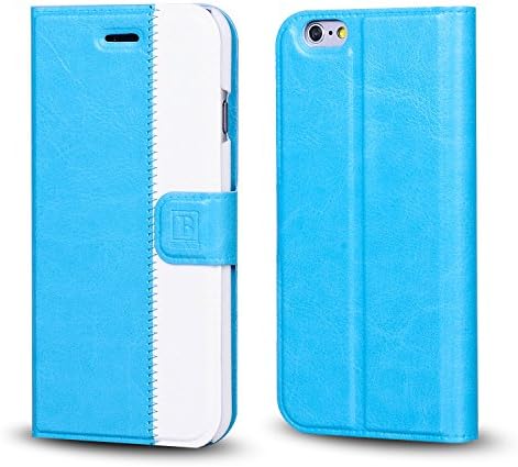 iPhone 6s Leather Case, AiBOUSA® PU Leather Wallet Case with [Kickstand] [Card Slots] [Magnetic Closure] Flip Cover Case for iphone 6/6s 4.7