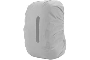 PINEPAN Housse de Pluie pour Sac à Dos avec Bandes réfléchissantes, 15L-100L, Housse de Pluie imperméable pour Sac à Dos, Sac d'école pour la randonnée, Le Camping, Les Voyages, Le vélo