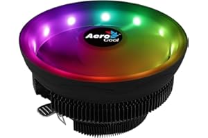 Aerocool COREPLUS, Raffreddatore CPU, Ventola ARGB 12cm, TDP 110W, Nero