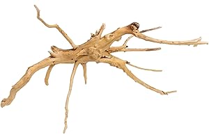 Monozoz Decorazione Acquario Piante Acquario, Serbatoio Legno Albero Radice Decorazione Tronco, Di Legno Di Rettile Massello Decorazione Terrario Acquario Da Nascondere