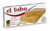 almendras turron Certificado por Face. Turrón De Jijona El Lobo 250G