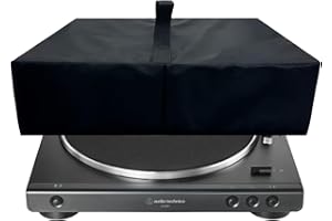 KOSTOO Turntable Dust Cover Protective Cover Record Player Case Sleeve Compatible with Audio-Technica LP60XBTBK/LPW50BTRW/AT-LP60X-BK/AT-LP3XBT-BK Belt-Drive Turntable