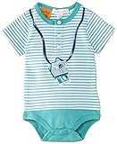 Pumpkin Patch Baby Boys 0-24M W/S Stripe Mock Bodysuit Romper