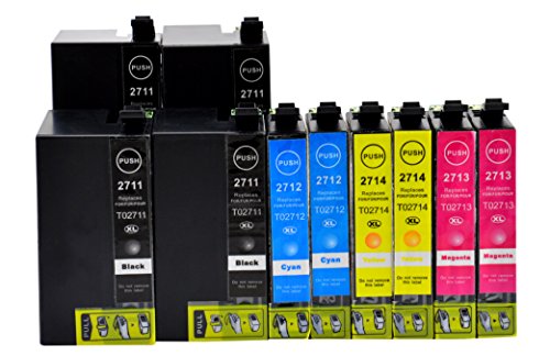 10 Druckerpatronen kompatibel für Epson T2701-04 T2711-14 27XL SET - 2