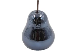 ‎CASAIDO Casaido Künstlich Obstl Fälschung Äpfel , Weihnachtsdekoration, Keramik Apfel Figur, Prozellan Obst Dekoration Schwarzes Birne Ornamente