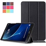 DETUOSI Samsung Galaxy Tab A 10.1 Funda - Slim Fundas de Cuero de Piel Galaxy Tab A6 10.1, Smart Cover Case Carcasa con Soporte Función para Samsung Galaxy Tab A 10.1 (SM-T580/SM-T585) Tablet de 10.1'' Pulgadas