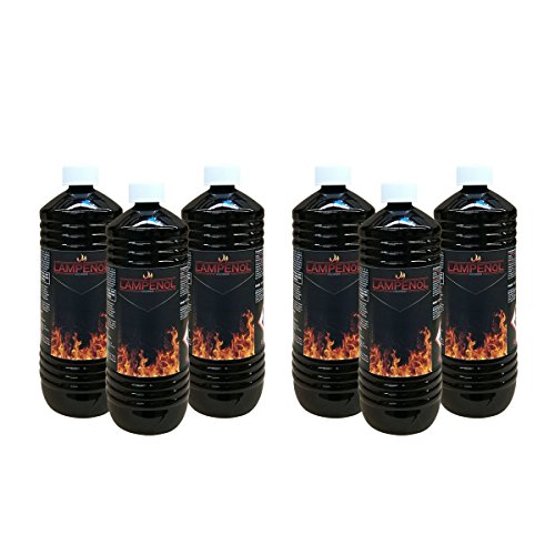 Preisvergleich Produktbild DXP 6 Liter Lampenöl für Öllampen Bambusfackeln Gartenfackel und Wandfackeln