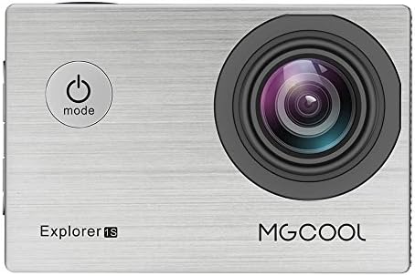 MGCOOL 4K Action Camera WIFI Underwater Sports Action Camera 20MP Full HD Waterproof Helmet Camera with 8 in 1 Accessory Kits - Silver