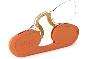 NOOZ - Mieszane okulary do czytania bez trzonków - zawsze pod ręką - prostokątne 6 kolorów 5 dioptrii