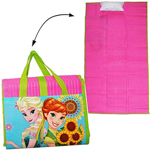 Preisvergleich Produktbild gepolsterte _ Strandmatte / Strandunterlage - " Disney die Eiskönigin - FROZEN " - 75 cm * 150 cm - faltbare Picknick Decke / als Unterlage Isomatte - für Badetuch / Handtuch - Strandtuch - Mädchen & Jungen 75x150 für Kinder - Erwachsene Badehandtuch - völlig unverfroren Prinzessin Elsa Anna Arendelle - Olaf